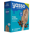 Yasso Frozen GreekY ogurt Bars, Fudge Brownie, 4-3.5 fl oz