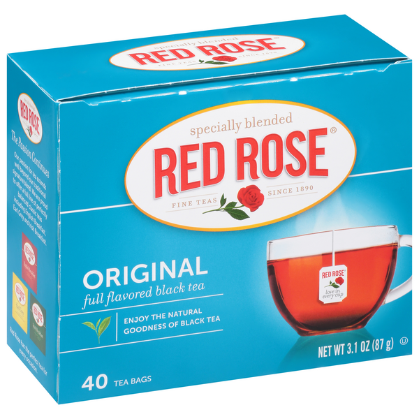 Red Rose Original Tea Bags 40 Count | Hy-Vee Aisles Online Grocery