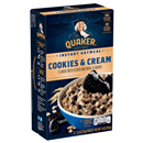 Quaker Instant Oatmeal, Cookies & Cream 6 Count