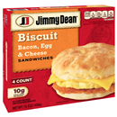 Jimmy Dean Biscuit Sandwiches Bacon, Egg, & Cheese 4Ct