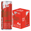 Red Bull The Red Edition Energy Drink, Watermelon 4Pk