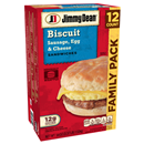 Jimmy Dean Sausage, Egg & Cheese Biscuit Sandwiches 12Ct