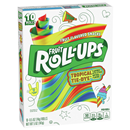 Betty Crocker Fruit Roll-Ups Tropical Tie-Dye Fruit Flavored Snacks, 0.5 oz, 10 count