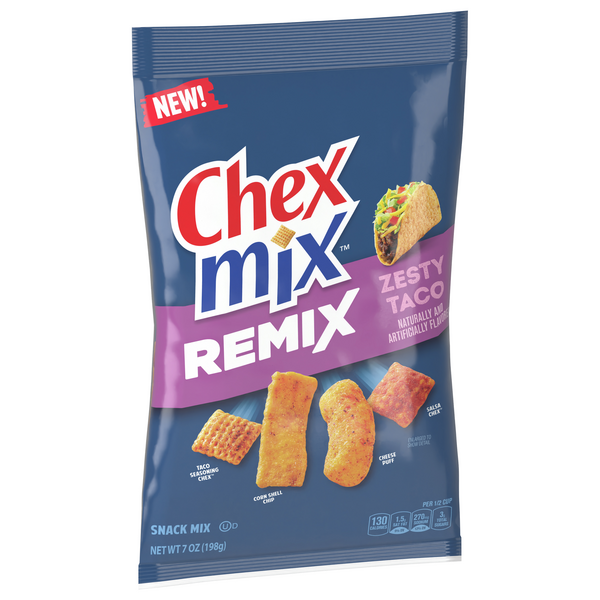 Chex Mix Remix Zesty Taco Flavored Snack Mix, 7 oz - Kroger