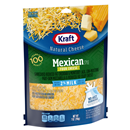 Kraft Finely Shredded Mexican Style Four Cheese Blend Made With 2% Milk