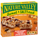 Nature Valley Sweet & Salty Nut Salted Caramel Chocolate Bars 6-1.24 oz Bars
