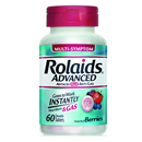 Rolaids Advanced Antacid Plus Anti-Gas Chewable Tablets Mixed Berries