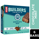 CLIF BUILDERS Chocolate Mint Protein Bars, 6-2.4 oz Bars