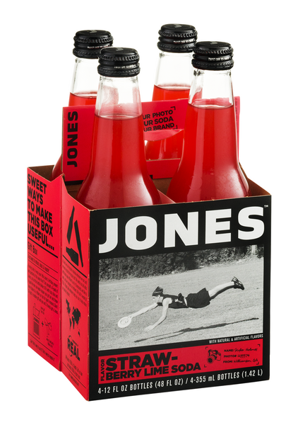 Jones Soda Strawberry Lime Flavor 4 Pack | Hy-Vee Aisles Online