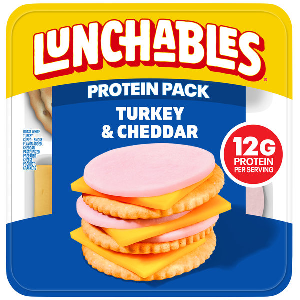 Lunchables Turkey & Cheddar Cheese with Crackers Snack Kit | Hy