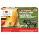 Applegate Natural Gluten-Free Uncured Beef Corn Dogs - 4 CT