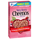 General Mills Very Berry Cheerios Cereal, Gluten Free, Family Size
