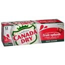 Canada Dry Fruit Splash Cherry Ginger Ale Zero Sugar Soda 12Pk