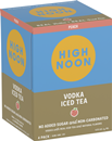 High Noon Peach Vodka Iced Tea 4 Pk