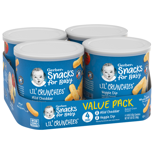 Gerber lil crunchies veggie hot sale dip