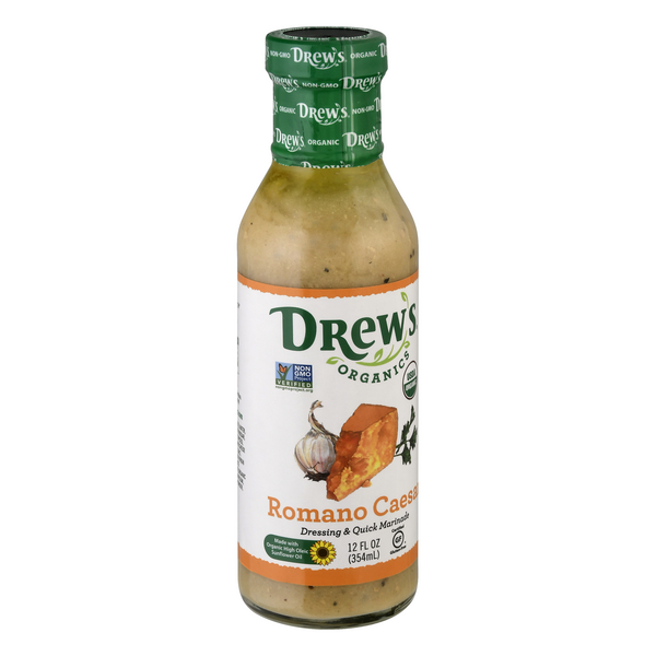Drew's Organics Romano Caesar Dressing & Quick Marinade | Hy-Vee Aisles  Online Grocery Shopping