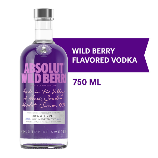 Absolut Wild Berri Berry Flavored Vodka | Hy-Vee Aisles Online