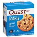 Quest Chocolate Chip Cookie 4-2.08 oz Cookies