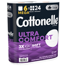 Cottonelle Toilet Paper, Mega, 2-Ply