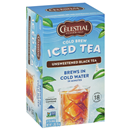 Celestial Seasonings Cold Brew Unsweetened Black Tea Iced Tea Bags 18Ct