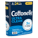 Cottonelle Ultra Clean Toilet Paper, Mega Rolls, 1-Ply