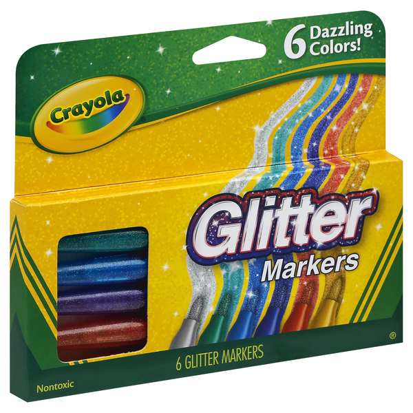 Crayola Glitter Markers  Hy-Vee Aisles Online Grocery Shopping