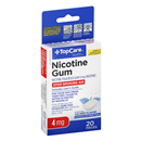 TopCare Nicotine Gum 4mg Stop Smoking Aid, Ice Mint Flavor
