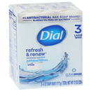 Dial White Antibacterial Deodorant Soap 3-4 Oz