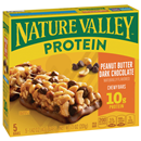 Nature Valley Peanut Butter Dark Chocolate Protein Chewy Bars, 1.42 oz, 5 count