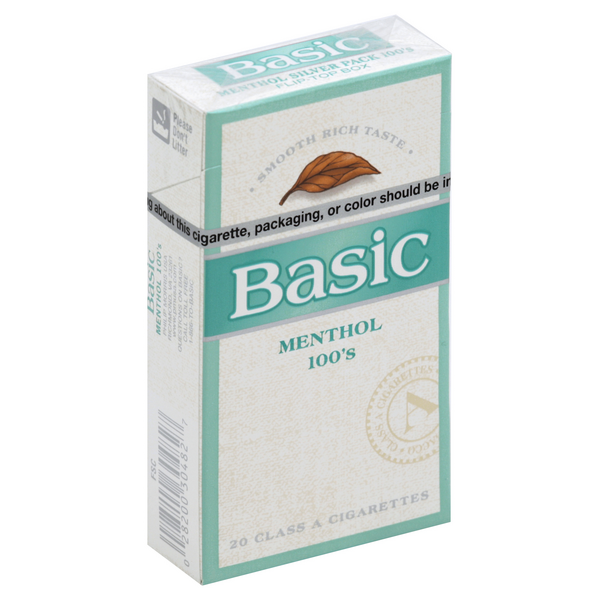 can i buy menthol cigarettes online Basic Cigarettes, Menthol 100's, Flip-Top Box