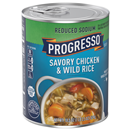 Progresso Reduced Sodium Savory Chicken & Wild Rice Soup