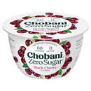 Chobani Yogurt, Greek, Nonfat, Zero Sugar, Black Cherry Flavored