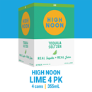 High Noon Lime Tequila Hard Seltzer, 4Pk