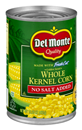 Del Monte Golden Sweet Whole Kernel Corn No Salt Added