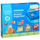Simply Done Drawer Organizer Variety Pack Reclosable Bags