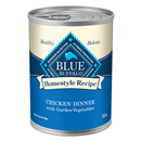 Blue Buffalo Homestyle Recipe Adult Wet Dog Food, Made with Natural Ingredients, Chicken Dinner With Garden Vegetables