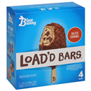 Blue Bunny Load'D Bars, Salted Caramel, 4-3.35 fl oz