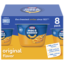 Kraft Original Macaroni & Cheese Easy Microwavable Dinner, 8 Pack