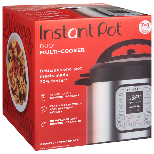Instant Pot Duo Multi-Cooker, 7 In 1, 8 Quarts