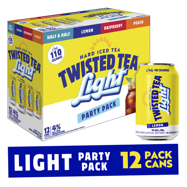 Twisted Tea Raft Twisted Tea Light Variety Pack, Hard Iced Tea (12 fl. oz. Can, 12pk ...