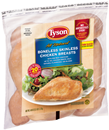 Tyson 100% Natural Boneless Skinless Chicken Breasts with Rib Meat