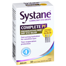 Systane Eye Drops, Lubricant, Complete PF, 30Ct