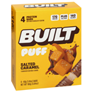 Built Puff Protein Bars, Salted Caramel, 4-1.41 oz