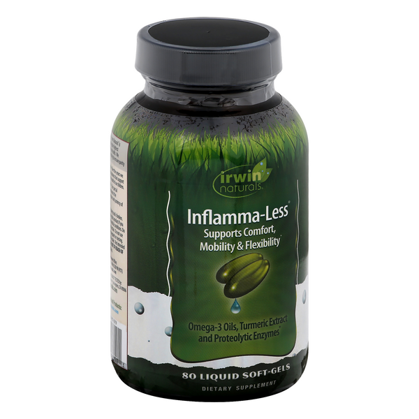 Inflamma Less Irwin Naturals Inflamma-Less Liquid Soft-Gels | Hy-Vee Aisles Online ...