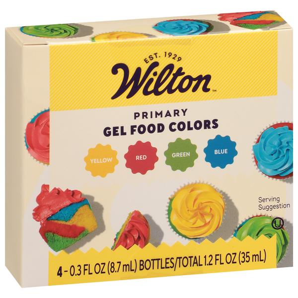 Wilton Gel Food Primary Colors 4Ct | Hy-Vee Aisles Online Grocery