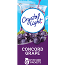 Crystal Light Concord Grape Drink Mix Pitcher Packs 6Ct