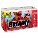 Brawny Tear-A-Square Paper Towels Double Rolls