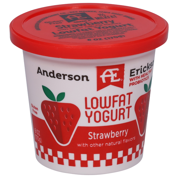 その他 Malon strawberry yogurt Anderson Erickson Dairy Lowfat Strawberry Yogurt | Hy-Vee Aisles