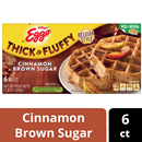 Kellogg's Eggo Thick & Fluffy Cinnamon Brown Sugar Waffles 6 ct