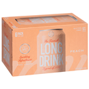 Long Drink Peach, 6Pk